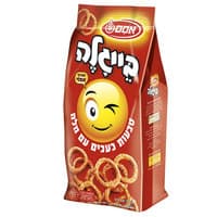 בייגלה טבעות כעכים חטיף אפוי עם מלח אסם 400 גרם