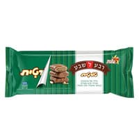 רבע לשבע טורטית גלילי ופל מרובעים במילוי קרם שקדים ובציפוי