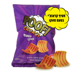 חטיף חיטה ותירס בטעם טאקו פוף קראנץ' ש. שסטוביץ 60 גרם