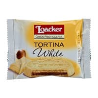 חטיף ופל טורטינה שוקולד לבן לואקר 21 גרם