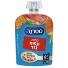 מחית תפוח וגזר בשקית לחיצה עם פקק מטרנה 90 גרם