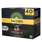 קפסולות קפה תואמות נספרסו חוזק 10 אינטנסו ג'ייקובס 40 יחידות