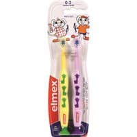 מברשת שיניים לתינוקות לגילאי 0-3 שנים אלמקס 2 יחידות